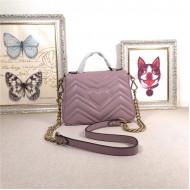 GG Marmont Mini Top Handle Bag Pink Mid