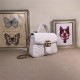 GG Marmont Mini Top Handle Bag White Mid