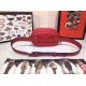 GG Marmont Belt Bag 476434 Red Mid