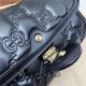 GG Matelassé leather small bag 724529 Black High