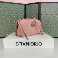 GG Marmont Small Shoulder Bag 447632 Pink Mid