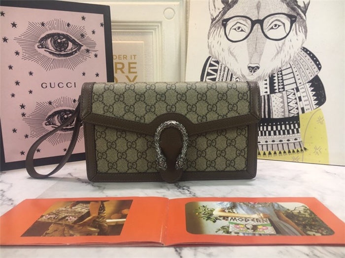 Dionysus Clutch GG Supreme 621197 Mid