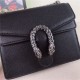 Dionysus mini shoulder bag calfskin Black Mid