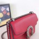 Dionysus mini shoulder bag calfskin Red Mid