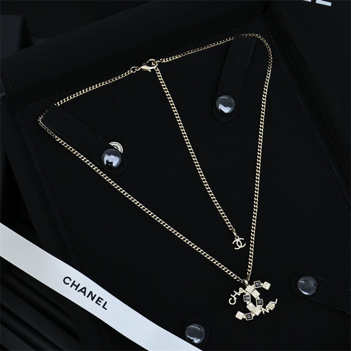 Chanel Earrings Necklace 9056