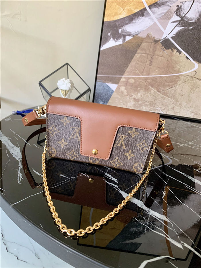 Louis Vuitton PADLOCK ON STRAP Monogram Brown M80763 High