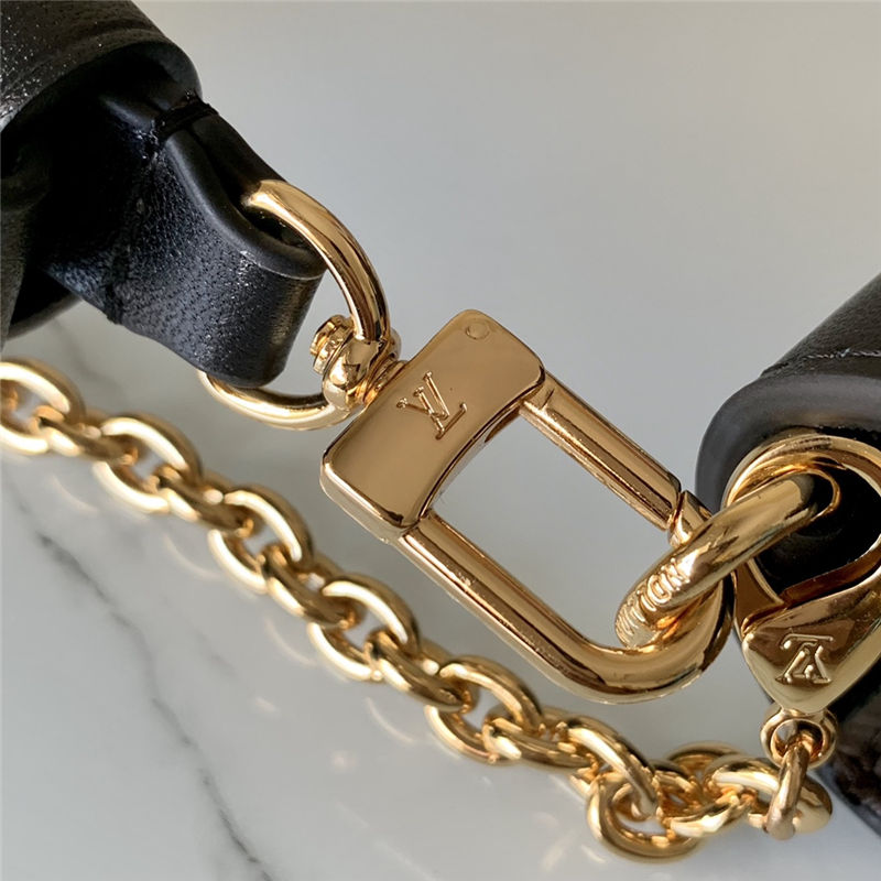 Louis Vuitton PADLOCK ON STRAP Monogram Black M80559 High