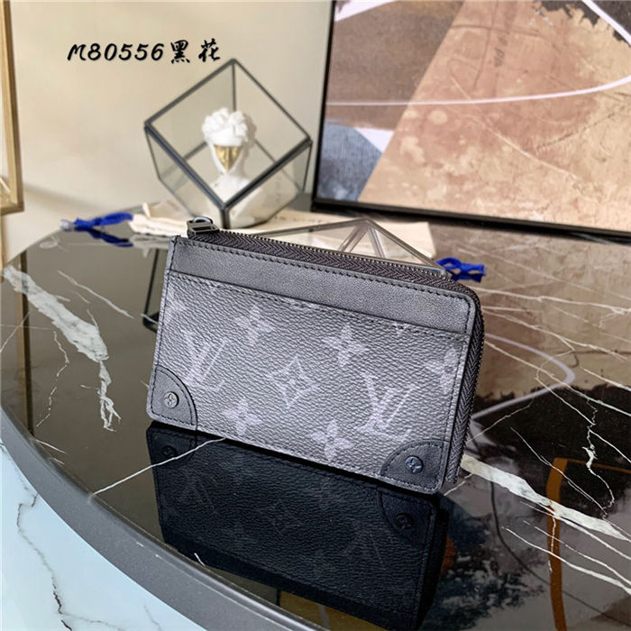 Louis Vuitton MULTI CARD HOLDER TRUNK Monogram Eclipse M80556 High