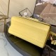 Louis Vuitton TWIST PM Taurillon leather and smooth calfskin Yellow M58571 High