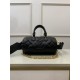 Louis Vuitton PAPILLON BB Quilted and embroidered smooth calf leather Black M59800 High