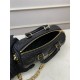 Louis Vuitton PAPILLON BB Quilted and embroidered smooth calf leather Black M59800 High