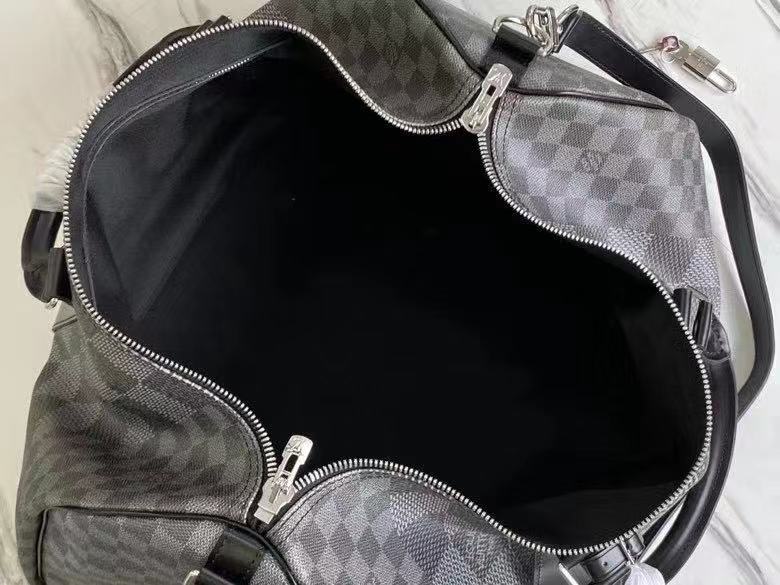 Louis Vuitton Keepall Bandoulière 50 Damier Graphite High