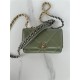 Chanel 19 WALLET ON CHAIN-A Shiny Lambskin, Gold/Silver-Tone & Ruthenium-Finish Metal Green A