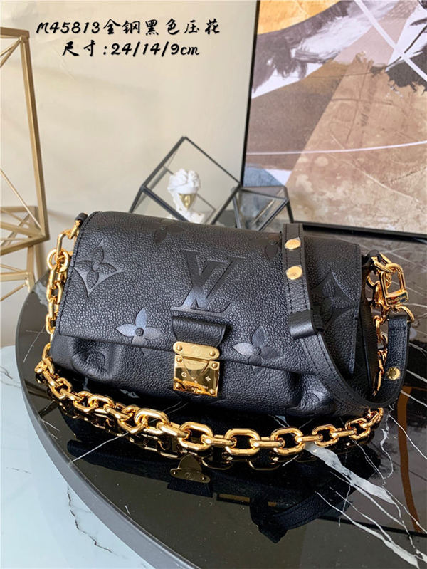 Louis Vuitton FAVORITE Monogram Empreinte Black M45813 High