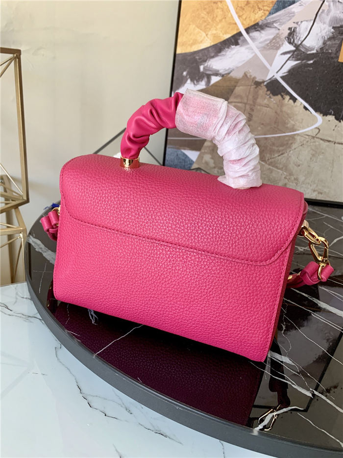 Louis Vuitton TWIST MM Taurillon leather and smooth calfskin Pondichery Pink M58691 High