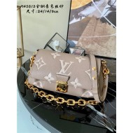 Louis Vuitton FAVORITE Monogram Empreinte Dove/Cream M45836 High