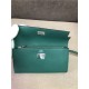 Hermes Kelly Classic Wallet Calfskin In Dk-Green High