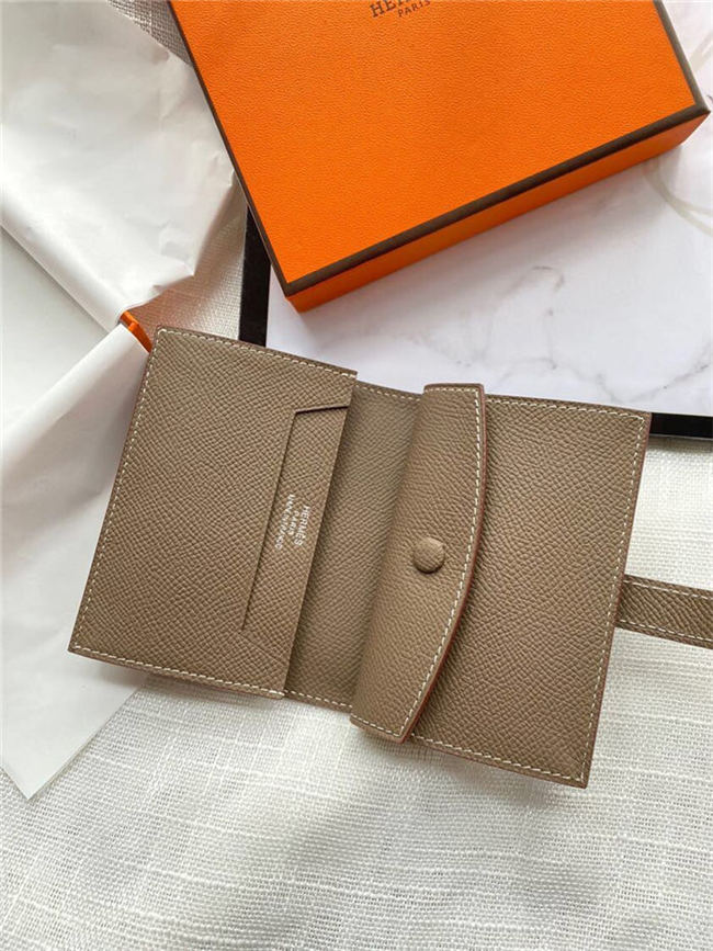 Hermes Bearn Card Holder Epsom Leather In ALL COLORS High