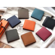 Hermes Wallet Card Holder Epsom Leather In ALL COLORS High