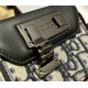 Dior NANO POUCH Beige and Black Dior Oblique Jacquard and Black Smooth Calfskin High