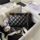 Chanel SMALL FLAP BAG Calfskin & Gold-Tone Metal AS2649 Black A