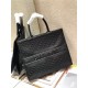 LARGE Dior BOOK TOTE Dior Oblique Embossed Calfskin High