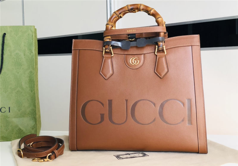 Gucci Diana medium tote bag 655658 Brown High