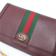 Gucci Ophidia GG small shoulder bag Burgundy leather High