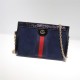 Gucci Ophidia GG small shoulder bag Navy High