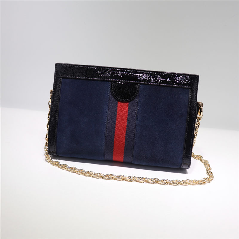 Gucci Ophidia GG small shoulder bag Navy High