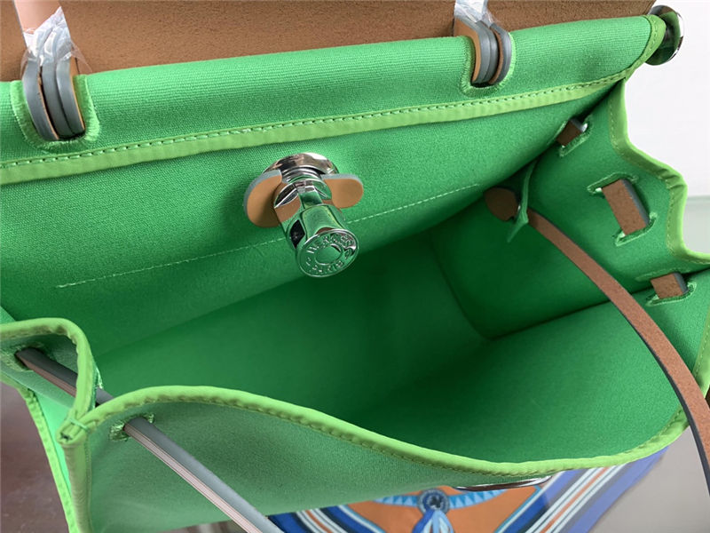 Hermes Herbag 31 Green Light High