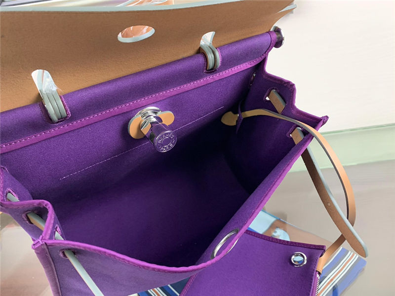 Hermes Herbag 31 Purple High