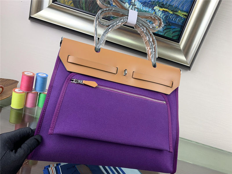 Hermes Herbag 31 Purple High