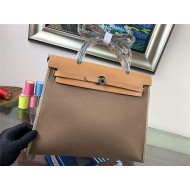 Hermes Herbag 31 Etoupe Camel High