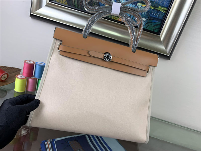 Hermes Herbag 31 Off-White High