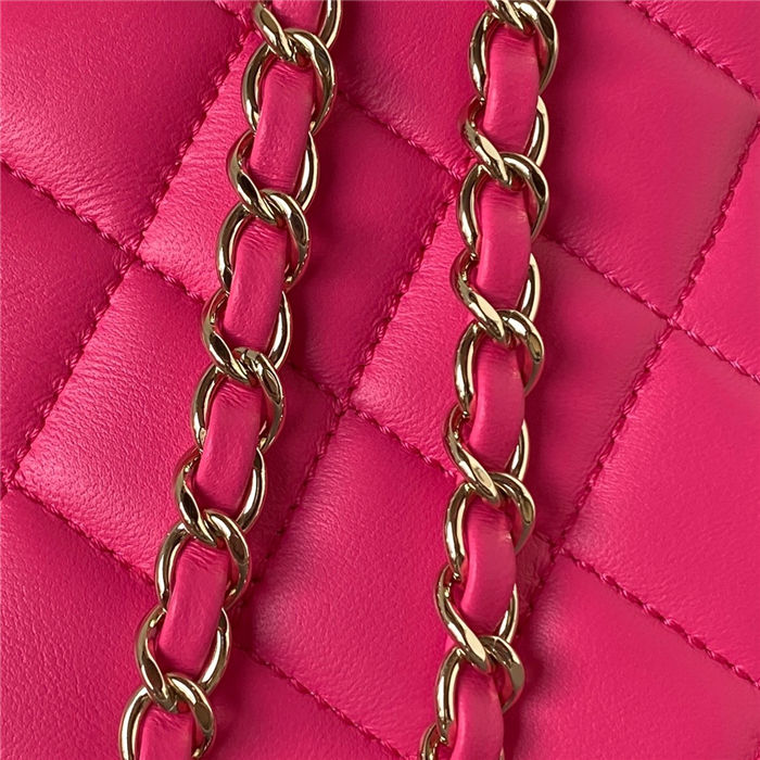 Chanel STAR HANDBAG Lambskin & Gold-Tone Metal AS4579 Fuchsia A