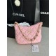 HOBO HANDBAG AS3562 Lambskin & Gold-Tone Metal Pink High