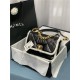 Chanel 19 Flap Bag Calfskin Gold-Tone, Silver-Tone & Ruthenium-Finish Metal Black High