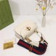 Gucci Bamboo 1947 small top handle bag White Leather 675797 High