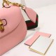 Gucci Bamboo 1947 small top handle bag Pink Leather 675797 High