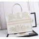 LARGE Dior BOOK TOTE Dior Around the World Stella Embroidery Gold-Tone High