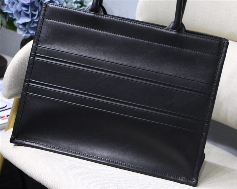 MEDIUM Dior BOOK TOTE Calfskin Black High