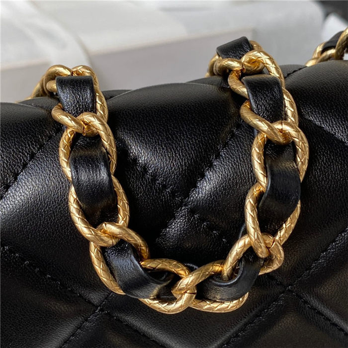 Chanel MINI FLAP BAG Calfskin AS4263 Black A