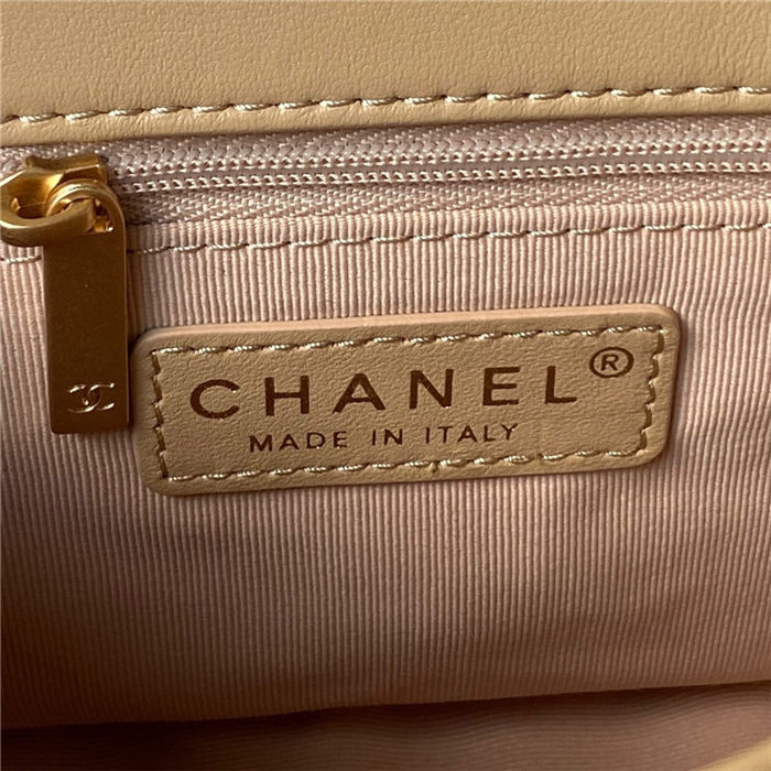 Chanel MINI FLAP BAG Calfskin AS4263 Beige A