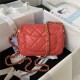 Chanel MINI FLAP BAG Calfskin AS4263 Red A