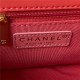 Chanel MINI FLAP BAG Calfskin AS4263 Red A