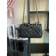 Chanel FLAP BAG AS1354 Lambskin & Gold-Tone Metal Black High