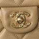 Chanel SMALL FLAP BAG Calfskin AS4264 Beige A