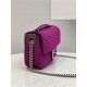 Baguette Chain Midi Bag FF Fabric Purple High