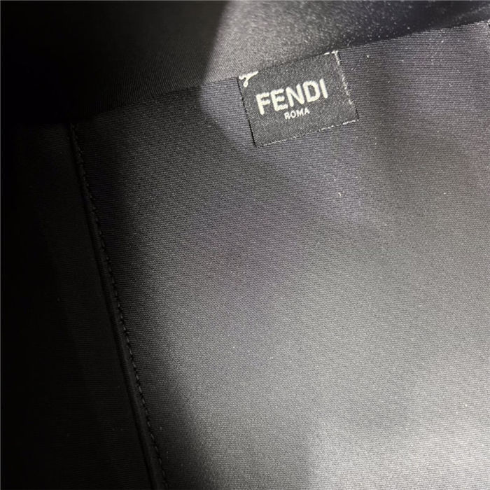 MEDIUM Fendi SUNSHINE Shopper FF Fabric Black High